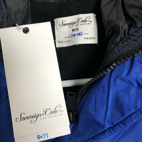 Sovereign Code Troy Jacket (Big Boy) - Picture 4 of 4